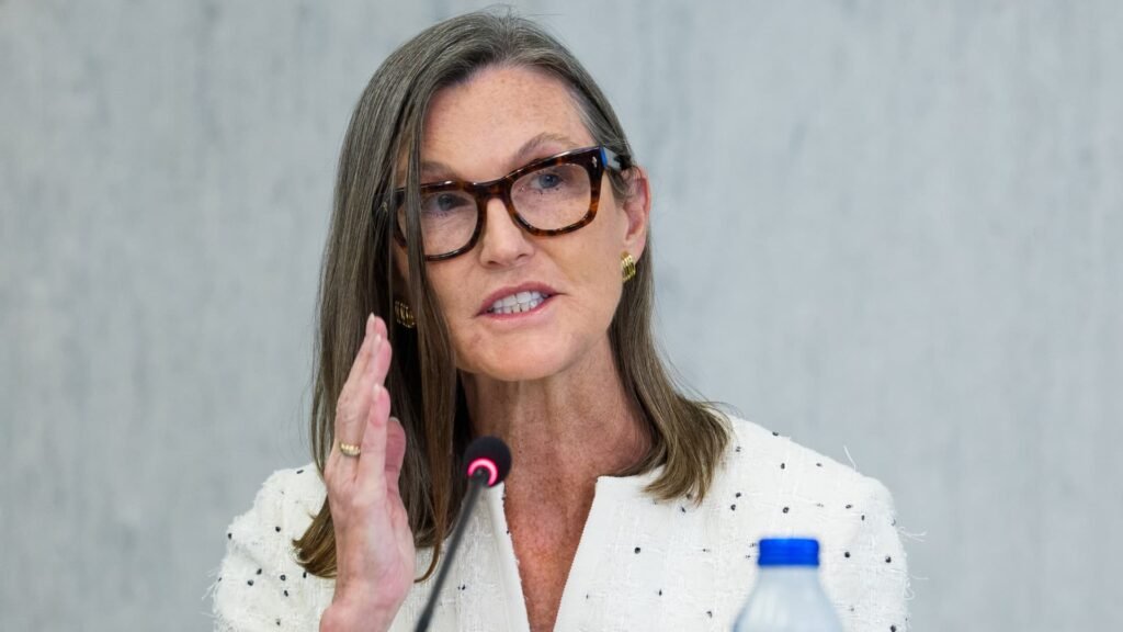 Cathie Wood trims her bitcoin bull case on threat of stablecoins taking some market share