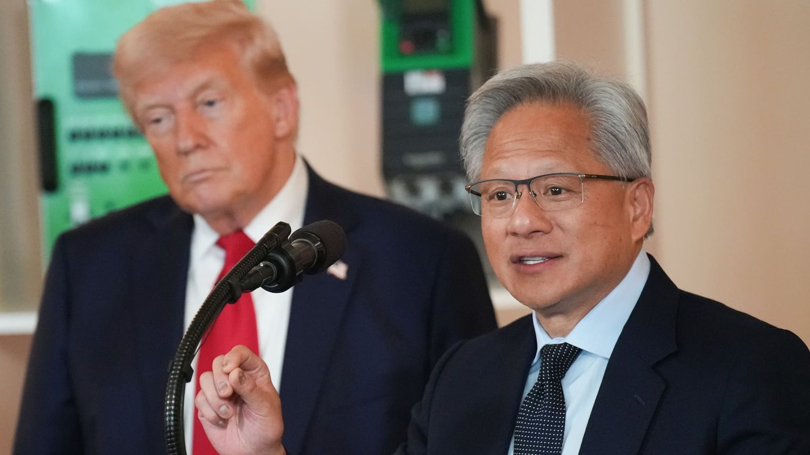 Nvidia CEO Jensen Huang isn't part of Trump's China trip 5 Nvidia CEO Jensen Huang isn't part of Trump's China trip